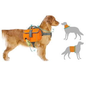 Mochila Arnés Transpirable Oxford <span class=keywords><strong>para</strong></span> Perro con Chaleco Reflectante Ajustable, Bolsillos Laterales, <span class=keywords><strong>para</strong></span> <span class=keywords><strong>Perros</strong></span> Grandes, Viajes y Senderismo con Hebilla - Product Image 5