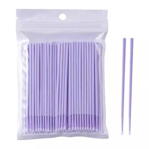 Coton-tiges nano à pointe fine pour le démaquillage, l'application d'eye-liner, les soins des cils, hydrophiles, sans latex, 100 pièces, usage général - Product Image 2