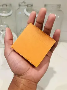 Lemon Turmeric Kojic Acid Brightening Soap Handmade Solid Face Soap Dark Spot Remover With Papaya As Main Ingredient Wholesale