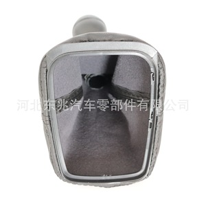 Volkswagen Golf Gear <b>Shift</b> <b>Knob</b> Black Leather Ergonomic Design Car Interior Accessory - Product Image 4