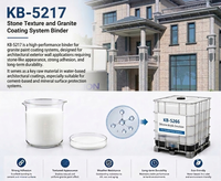 KB-5217 Pintura para Granito, Materia Prima de Silicona, Resina Acrílica, Revestimiento a Base de Agua con Aspecto de Mármol, Buena Estabilidad de Suspensión