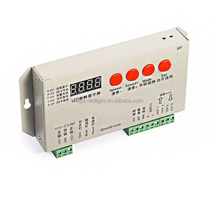 Controlador LED K1000S K-1000S con Pantalla <span class=keywords><strong>LCD</strong></span>, Sincronización RGB RGBW, Programable por Píxeles, DMX TTL SPI, Edición LED Digital Direccionable, Tarjeta SD - Product Image 2