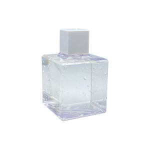 Botella de champú de diseño de lujo, botella de perfume de aceite y pelo cuadrado de 300ml, botellas de champú vacías de plástico con tapa giratoria - Product Image 4