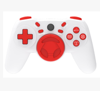 Manette de jeu à double vibration pour PS4/PC/Android, manette sans fil avec volant de jeu