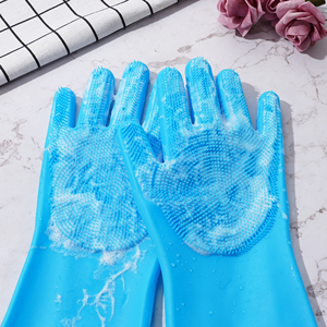 Guantes de Silicona Suave para el Aseo de Mascotas, para Masaje, Lavado y Baño de Perros y Gatos - Product Image 5