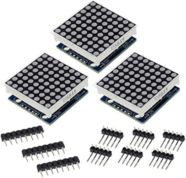 Aismartlink MAX7219 8x8 Dot Matrix LED Display Module 5V MCU Control MAX7219 8 * 8 LED Dot Matrix DIY Kit