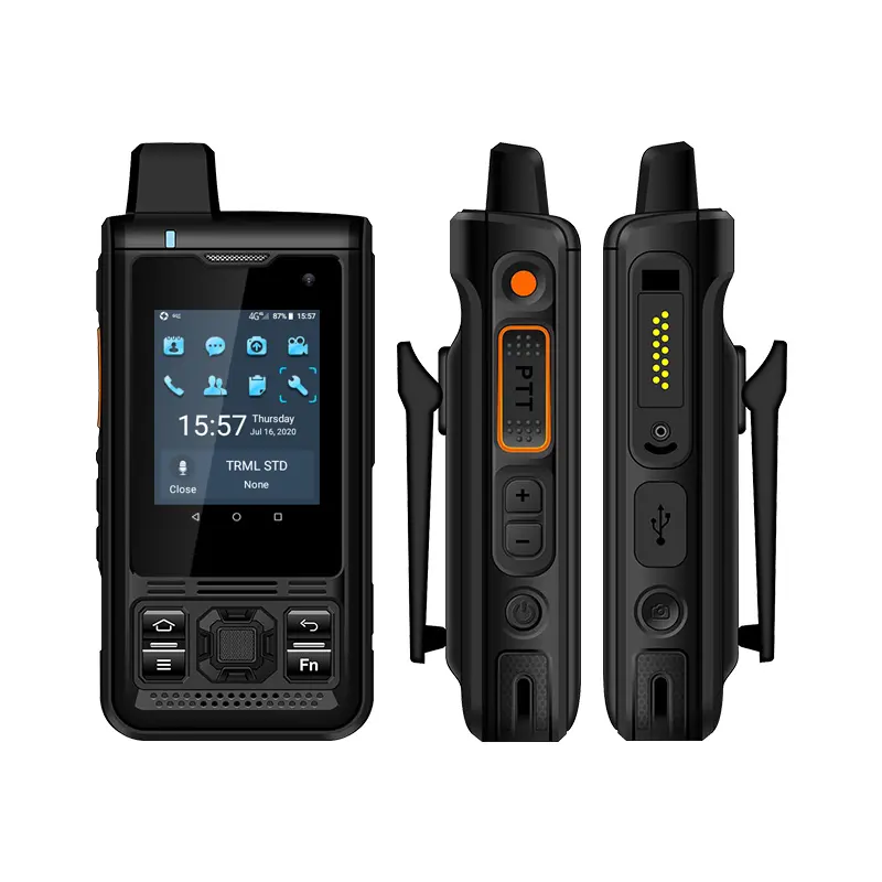 UNIWA B8000 4G IP68 Waterproof GSM LTE Bands Dual SIM Mobile Phone Android Radio Zello POC Walkie Talkie Smartphone