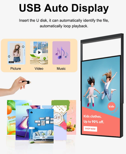 Bán lẻ cửa sổ hiển thị hai mặt màn hình độ sáng cao <span class=keywords><strong>media</strong></span> <span class=keywords><strong>player</strong></span> quảng cáo màn hình cửa hàng cửa sổ phải đối mặt với hiển thị màn hình TV - Product Image 5