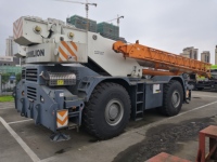 Grúa Todoterreno Hidráulica RT55 Nueva de 55 Toneladas, Altura Máxima de Elevación de 52.4 m, Maquinaria de Elevación para Construcción Fuera de Carretera