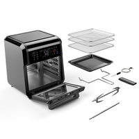 Four à convection de comptoir JingXin, sans fumée, pour usage domestique, avec fonctions de grillade, barbecue et friteuse à air chaud, personnalisable en usine