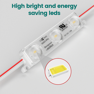Módulo LED con Certificación <span class=keywords><strong>UI</strong></span>, Venta Directa de Fábrica, Exterior IP67 Ultrasónico 2835 SMD, Nuevo Módulo de 3 LED para Tiras de Luz para Letreros - Product Image 3