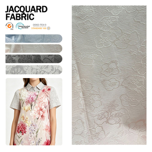 Tela Jacquard Funcional de Poliéster Brocado, Tejido de Poliéster Hilado para la Fabricación de Ropa Jacquard de Uso Diario - Product Image 1