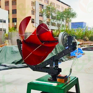 Hệ thống năng lượng mặt trời gió lai 24V 48V 96V 120V 1KW 2KW 3KW 5KW, máy phát điện gió trục đứng với giá xuất xưởng - Product Image 3