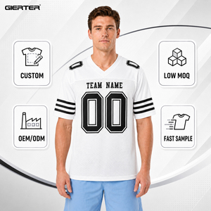 Maillot de football américain personnalisé pour hommes, adultes et jeunes – Chemises décontractées de football américain pour fans et équipes – Uniformes pour clubs, marques et détaillants - Product Image 1