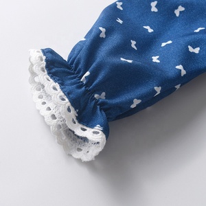 Conjunto de Dos Piezas <span class=keywords><strong>para</strong></span> <span class=keywords><strong>Bebés</strong></span> <span class=keywords><strong>Recién</strong></span> Nacidas, Mono de Manga Larga con Estampado de Lazo y Gorro, Traje de Princesa Dulce <span class=keywords><strong>para</strong></span> Primavera y Otoño - Product Image 3