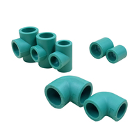 Raccords de tuyauterie PPR résistants à la chaleur et durables de la marque RHTUBE, couleur verte, PN25, haute pression, résistants à la corrosion, pour système d'alimentation en eau