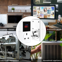 Protecteur intelligent réglable contre les surtensions et les sous-tensions pour téléviseurs et réfrigérateurs, monophasé universel 220V 13A 50Hz AC