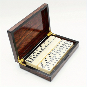 Elegant Premium Eco-Friendly Acrylic Domino Set Six-Dot Classic Design Sports Theme Travel-Friendly Stylish Storage Box Family - Product Image 3