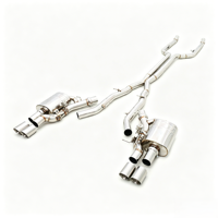 Système d'échappement Catback Valvetronic en acier inoxydable poli miroir 1,5 mm, 3 ans de garantie, pour F06 F12 F13 640i 650i Racing
