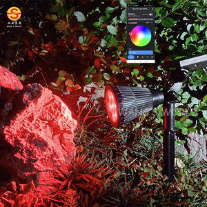 Foco Solar con batería de litio de 3,7 V, Control por aplicación, sistema Tuya, luces solares inteligentes para exteriores - Product Image 5