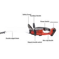 Taille-haie électrique portable transfrontalier sur batterie, petit coupe-haie, outil de jardin, vente en gros d'usine