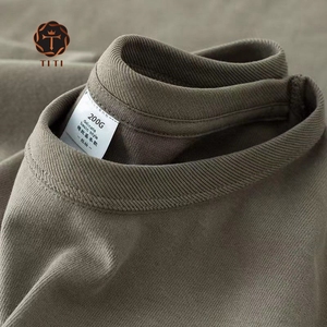 Cotone di qualità 200g maglietta dei pesi massimi per gli uomini delle donne estate manica corta T-Shirt 100% cotone <span class=keywords><strong>abbigliamento</strong></span> <span class=keywords><strong>Casual</strong></span> da <span class=keywords><strong>uomo</strong></span> - Product Image 1