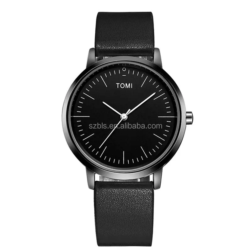 New Top Brand TOMI Men's Watches Sports Quartz Leather strap Casual Watch Women Wristwatch Ultra Thin Dial Luxury Watches Men
