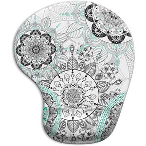 <span class=keywords><strong>Tapis</strong></span> de souris ergonomique en PU souple + microfibre avec repose-poignet antidérapant résistant à l'eau compatible avec les ordinateurs portables en stock - Product Image 1