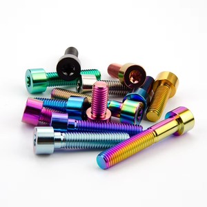 Vis autotaraudeuse à tête hexagonale Titanfix M10, boulon de machine entièrement fileté GR5, longueur totale 16 mm, hauteur de la tête 10 mm - Product Image 4