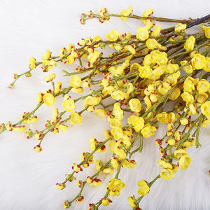 Branches de fleurs artificielles, tiges de fleurs hautes, arrangement floral, décoration de fleurs de prunier pour la maison, centre de table de mariage - Product Image 5