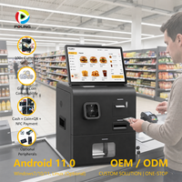 Système de Caisse Automatique pour le Commerce de Détail avec Recyclage de Billets, Lecteur de Codes-Barres, Paiement par Carte QR/NFC, Caisse Enregistreuse et Kiosque de Paiement Automatique avec SDK