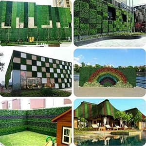 High Quality Plastic <b>Artificial</b> Succulent <b>Plants</b> with Flowers and Grass 100x100x6CM Indoor/Outdoor Use - Product Image 2