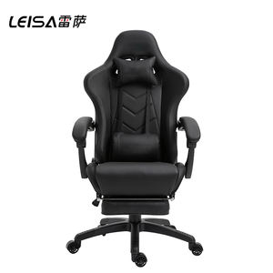 Bon marché, mobilier de <span class=keywords><strong>bureau</strong></span> pour jeux de course DOWINX, siège de jeu pivotant ergonomique avec logo personnalisé, fauteuil de jeu Silla avec assise épaisse - Product Image 3