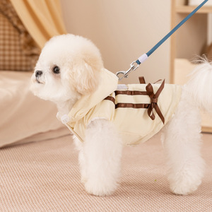 가을 겨울 신상 소형견 의류 반사 방수 겨울용 다운 재킷 두꺼운 솔리드 패턴 애완동물용 - Product Image 3