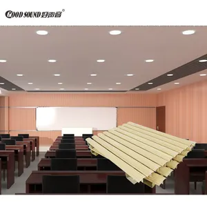 GoodSound Malaysia Fireproof Grooved Metal Hanging Walls Acoustic Aluminum Framed Celling Panel