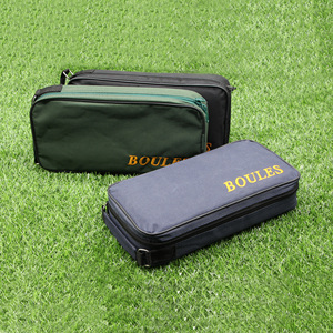 Ensemble <span class=keywords><strong>de</strong></span> 8 boules <span class=keywords><strong>de</strong></span> pétanque argentées <span class=keywords><strong>de</strong></span> 73 mm, boules françaises classiques, <span class=keywords><strong>jeu</strong></span> <span class=keywords><strong>de</strong></span> boules d'extérieur sur gazon, avec emballage en nylon et logo personnalisé - Product Image 3