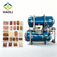 Máquina Esterilizadora de Alimentos Totalmente Automática, Retorta Horizontal Controlada por Computadora para Procesamiento de Alimentos