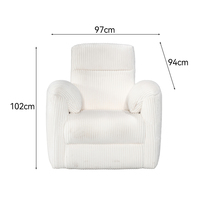 Fauteuil inclinable de luxe blanc fonctionnel sur mesure en gros, fauteuil de massage, canapé simple, fauteuil d'appoint pour salon.
