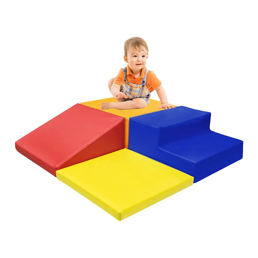 Montessori Espuma Macia Play Corner Climber Home Active Play set Pré-escolar play estruturas alpinistas interiores