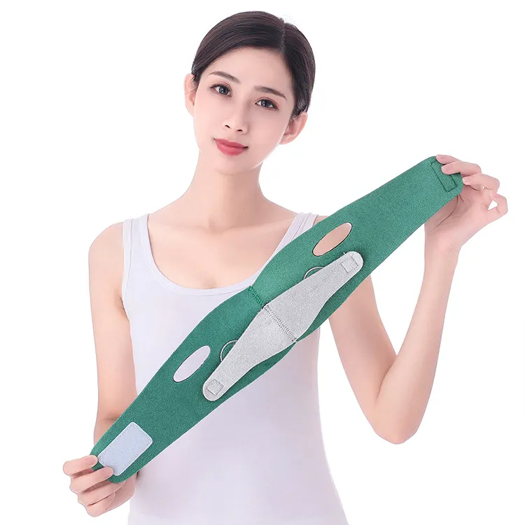 Fashionable Silicone Chin Cheek Lift Up Band Slimming Bandages Face Mask Double Chin Weight Loss V Face Belts Correction Belt