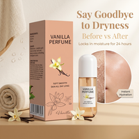 Vente en gros de vaporisateurs corporels parfumés à la vanille de haute qualité pour femmes, marque privée