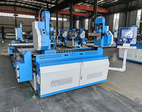 Machine à souder les brides en fer cornière à quatre pistolets, motorisée 3000W, pour plaques de 3-5mm, pour la fabrication de conduits d'air CVC