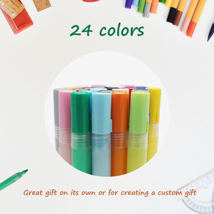 قلم تحديد أكريليك فائق الجودة برأس مضخة قابل لإعادة التعبئة بالحبر الأكريليك للرسم على النوافذ أو الأسطح المعدنية - Product Image 2