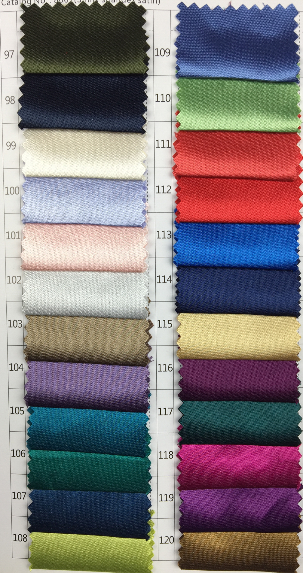 Tableau des couleurs 5