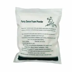 GEVV Factory price raw material pu gel chemical foam powder for foam party machine