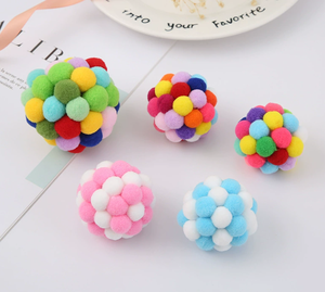 Giocattolo per Gatti a Forma di Pianeta con Campanello in Peluche da 5cm, Fatto a Mano in Stile Semplice, Materiale PC Morbido, Carino e Adorabile per Tutte le Festività - Product Image 3