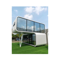 Maison flottante préfabriquée en verre Zhentai préfabriquée contient ferme maison préfabriquée préfabriquée