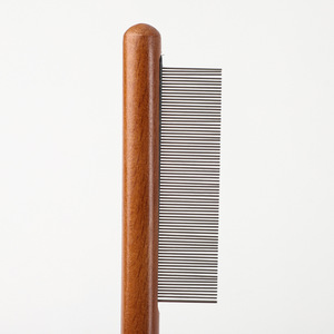Wooden Pin Comb Hemu Steel Needle Dense Teeth For Dog Grooming Detangling Hair Removal - Product Image 3
