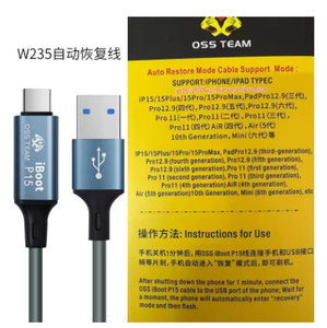 Câble OSS P15 16 Restore Easy pour iPhone iPad Restauration automatique Mode DFU Flashing Restauration <span class=keywords><strong>de</strong></span> la carte mère Vérification du numéro <span class=keywords><strong>de</strong></span> série - Product Image 2