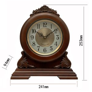 Reloj de Escritorio de Madera Maciza, Reloj de Madera Clásico Europeo, Reloj de Mesa de Madera Retro con Música de Westminster - Product Image 2